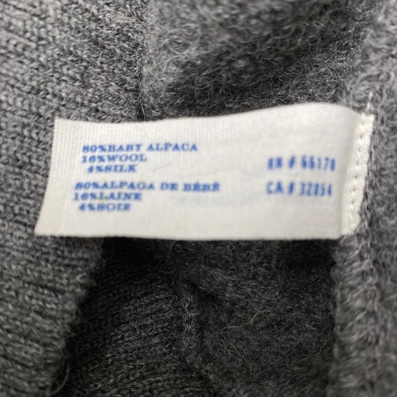 Antropologie Leifsdottir - Gray Alpaca Hook Front Tunic Vest Sz S $229 - Picture 12 of 12